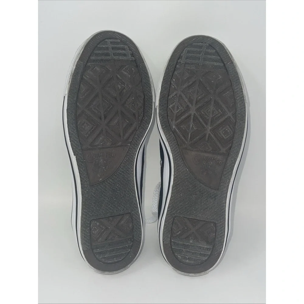 Black Converse All Star Size 5Men 7Women Shoes Low Top Chuck Taylor GUC